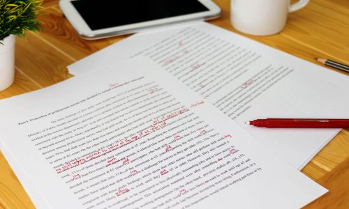 proofreading revision english italian